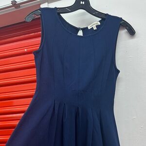 Monteau Navy Blue Sleeveless Dress